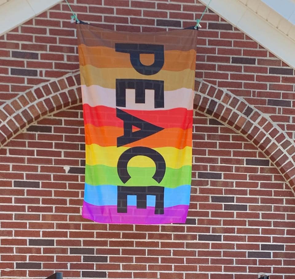 Rainbow Peace Flag 3x5 LGBTQIA Rainbow Peace House Flag Waterproof Peace Fl...