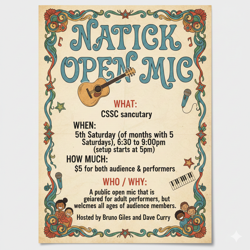 Natick Open Mic